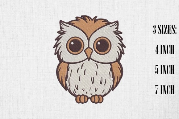 Cute Kawaii Owl Embroidery Design Review