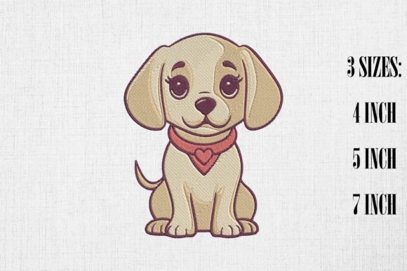 Cute Labrador Retriever Embroidery Review